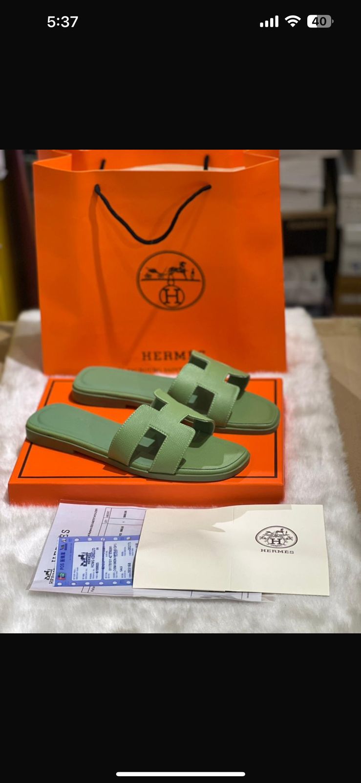 Hermes Female slipper