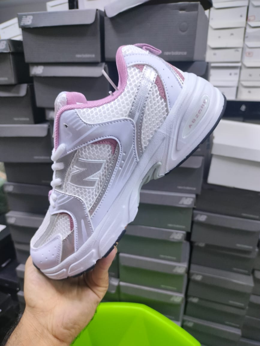 New Balance Kids 530 "White/Pink Sugar" Sneakers
