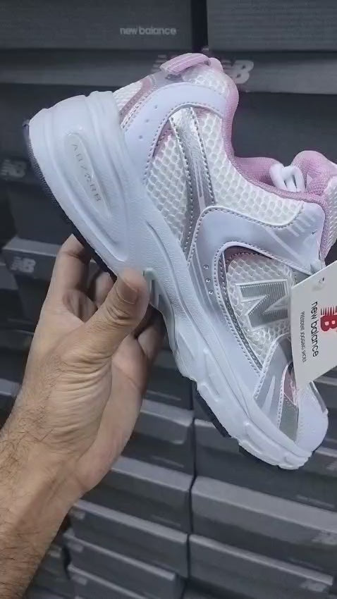 New Balance Kids 530 "White/Pink Sugar" Sneakers